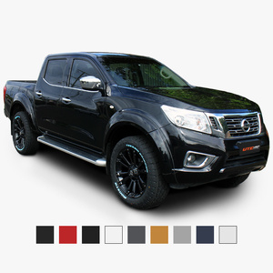 Navara NP300 flares S30W bumper full set 30mm wide Matte Black