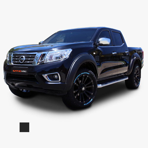 Navara NP300 flares S30W bumper full set 30mm wide Matte Black