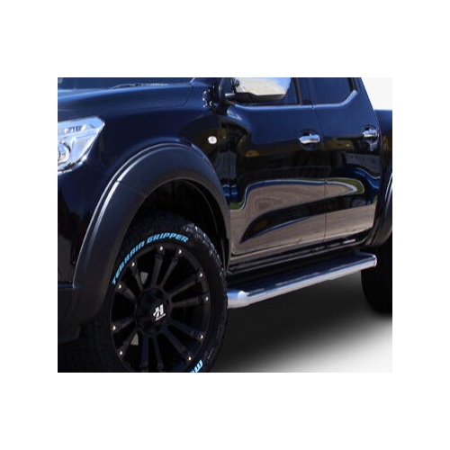 Navara NP300 flares S30W bumper full set 30mm wide Matte Black